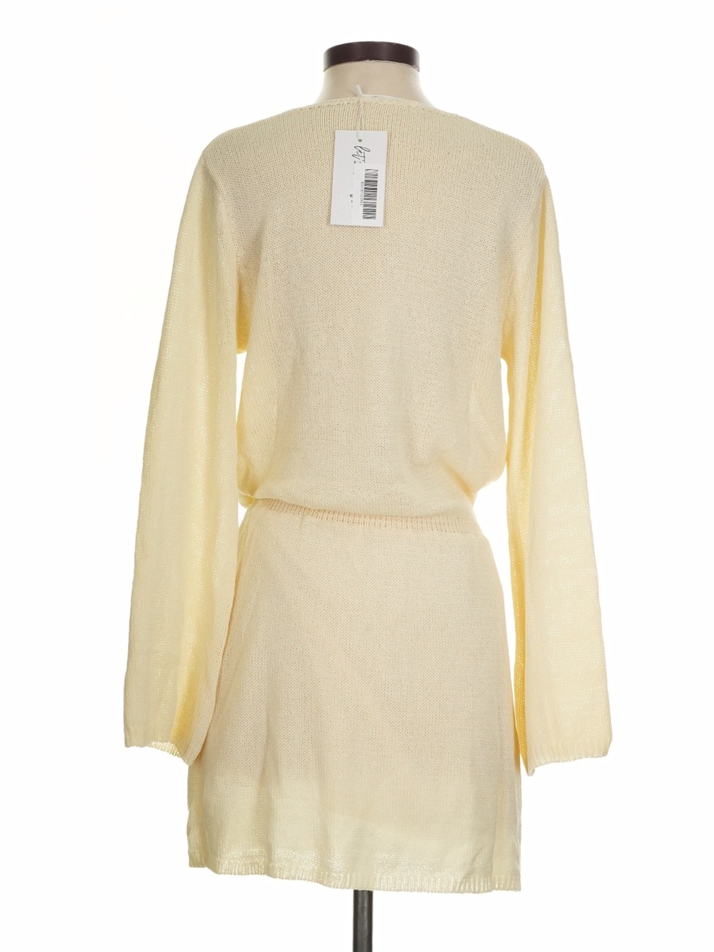 12th Tribe Alma Cream Knit Mini Dress - Size S - Picture 7 of 12